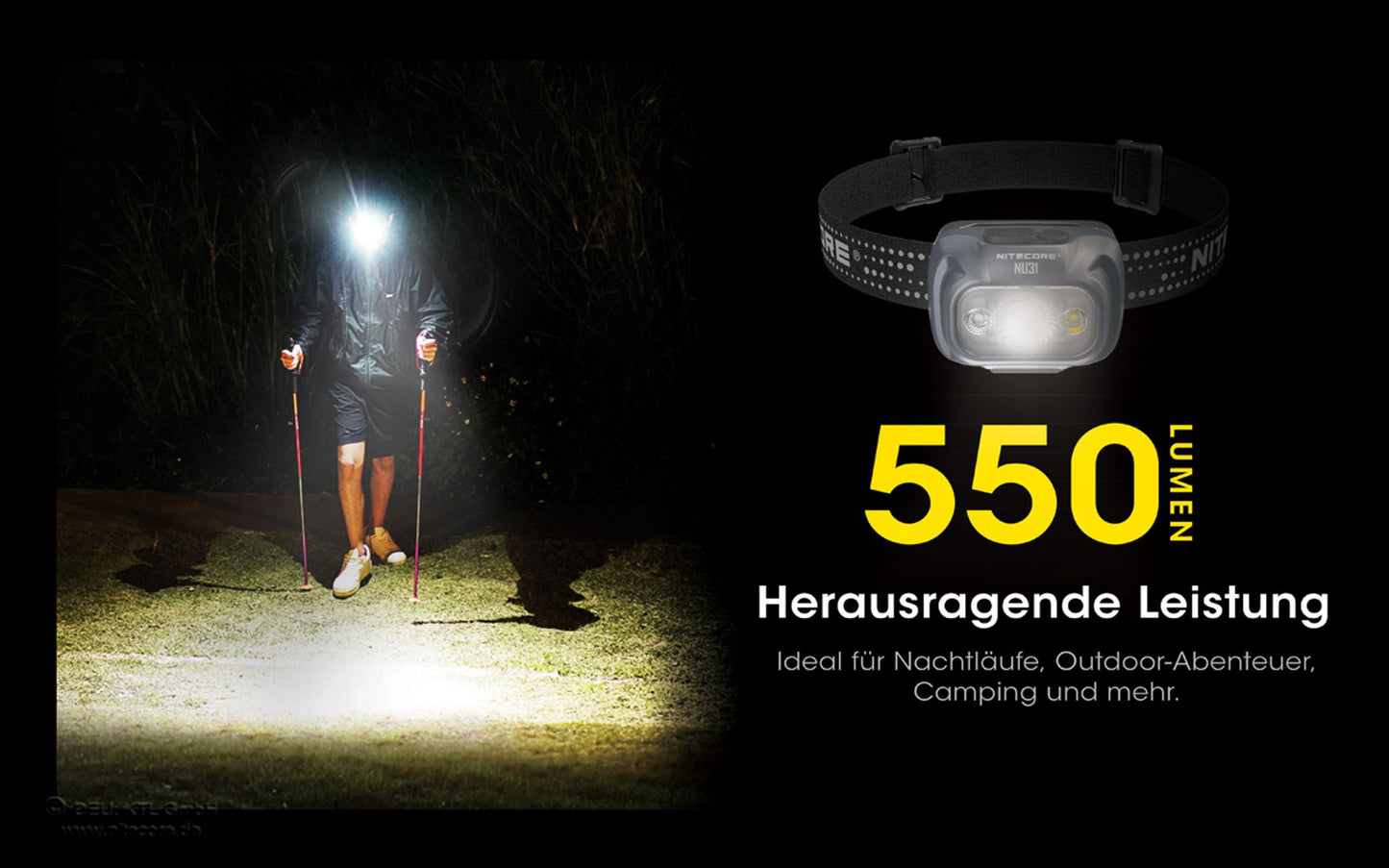 Nitecore NU31 - 550 Lumen