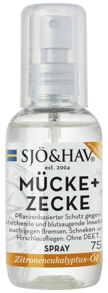Sjö&Hav Mousqito + Zeckenspray, 75 ml