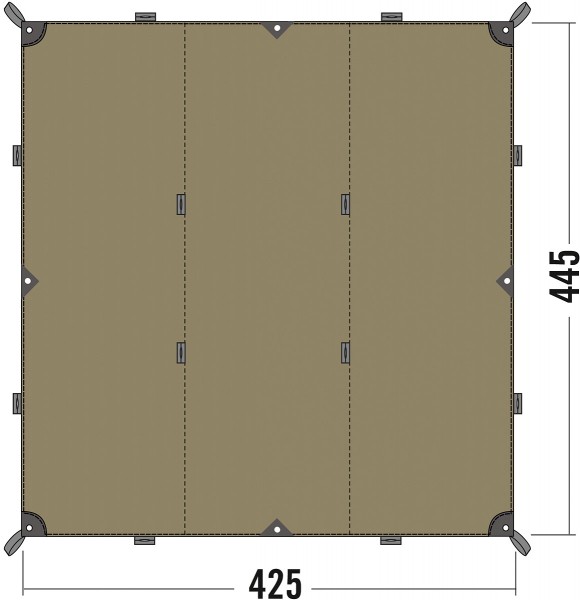 Tatonka Tarp 1 TC - 425 x 445 cm
